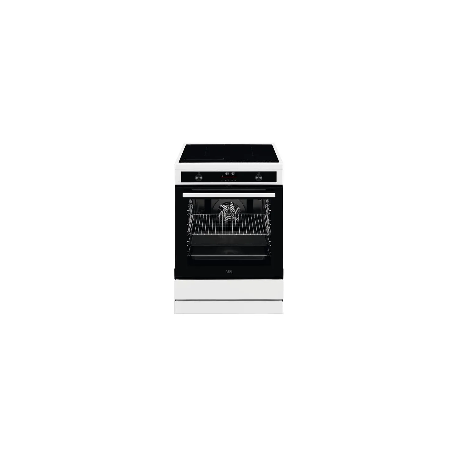 AEG Cuisinière induction 60 cm 4 zones multifonction pyrolyse CIB6490APW — free download
