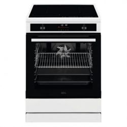 AEG Cuisinière induction 60 cm 4 zones multifonction pyrolyse - CIB6490APW