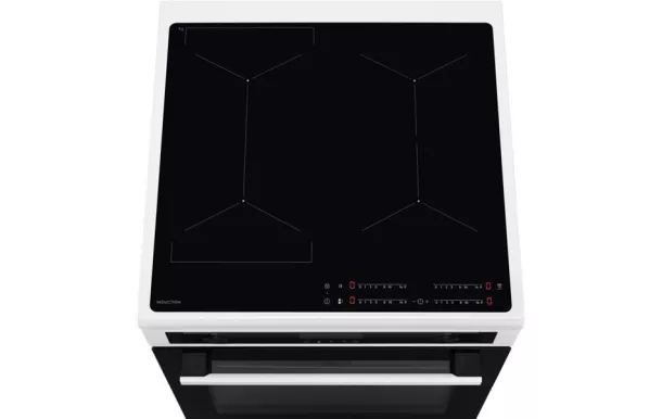 AEG Cuisinière induction 60 cm 4 zones multifonction pyrolyse - CIB6490APW