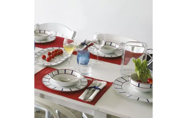 NOVA STYL BASQUE BLEU PLAT OVALE 36CM 2691719