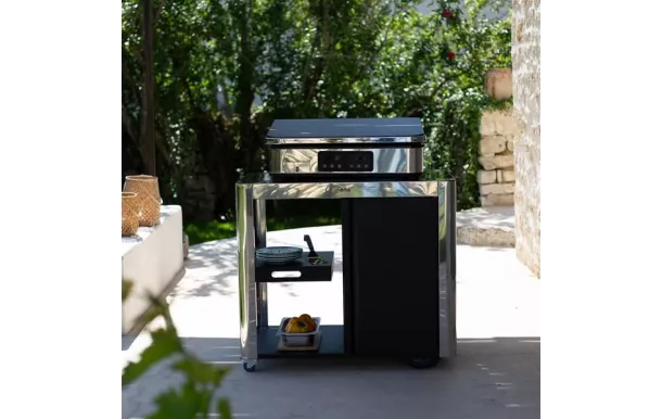 ENO Desserte inox avec porte Achille - PDIS20185