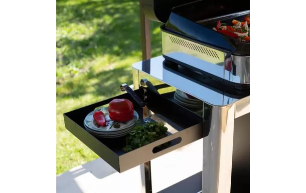 ENO Desserte inox avec porte Achille - PDIS20185