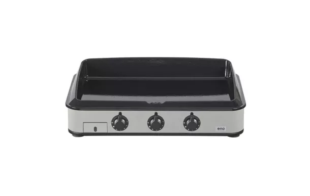 ENO Plancha gaz 3 feux châssis inox Enosign 80 - 570332010701