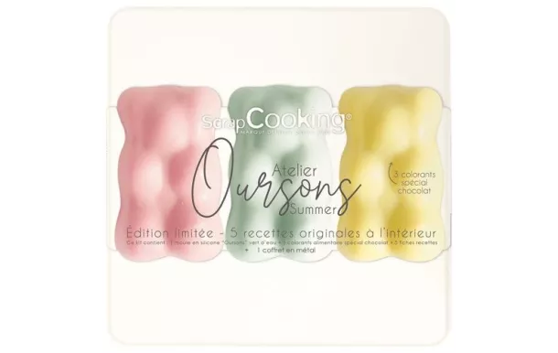 SCRAPCOOKING COFFRET OURSONS SUMMER 3791