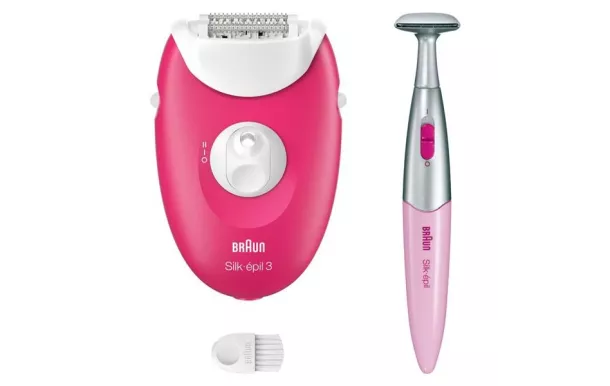BRAUN Epilation Rasoir Silk Epil 3 + bikini  - EPIL3202