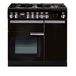 Cuisinière FALCON Professional+ 90 noire/Chrome - PROP90DFGB/C