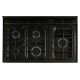 Cuisinière FALCON Professional+ 90 noire/Chrome - PROP90DFGB/C