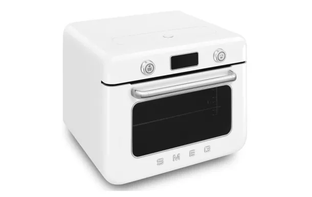 SMEG Mini four posable combiné vapeur 30 L - Année 50 - COF01WHEU