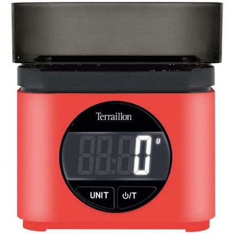 TERRAILLON Balance de cuisine Rouge - BA22 Mythique