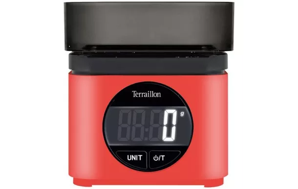 TERRAILLON Balance de cuisine Rouge - BA22 Mythique