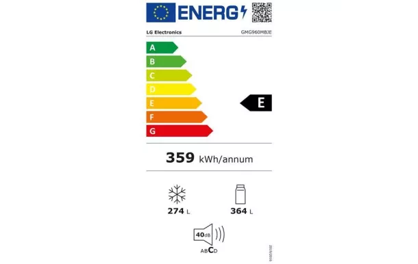 LG Réfrigérateur multiportes no-frost 638 litres - GMG960MBJE