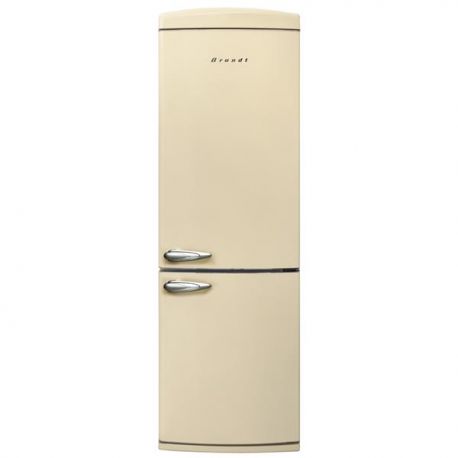 BRANDT Réfrigérateur combiné 2 portes 329 litres - BVC8661NV