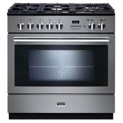 Cuisinière FALCON Professional + FXP 90 Mixte Inox/Chrome - PROP90FXPDFSSC.EU