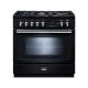 Cuisinière FALCON Professional+ FXP 90 Mixte Noir Brillant/Chrome - PROP90FXPDFGB/C