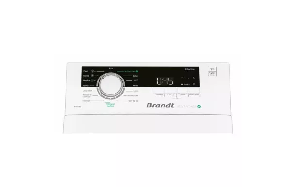 BRANDT Lave-linge ouverture dessus 40 cm 7 kg 1200 tr/mn - BT37028Q