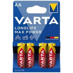 VARTA PILE LONGLIFE MAX POWER  LR6 AA BL4 4706101404