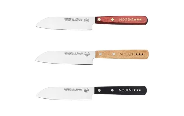 NOGENT COUTEAU SANTOKU CLASSIC BOIS LAME 11CM LISS 2950B