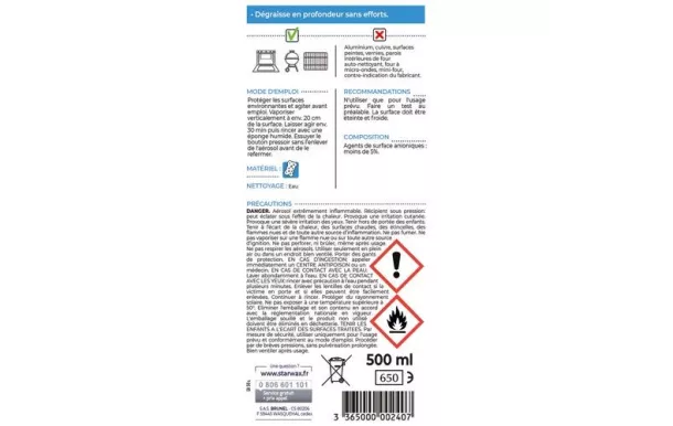 STARWAX DECAPANT FOUR ACCESSOI.AERO 500ML 240