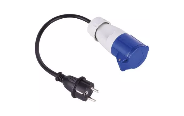 ELECTRALINE CORDON BORNE CAMPING 30CM FEMELLE 20848043F