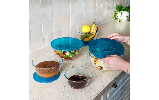 PYREX JATTE AVEC COUVERCLE 21 CM PYREX COOK & ENJO 180P000/8043