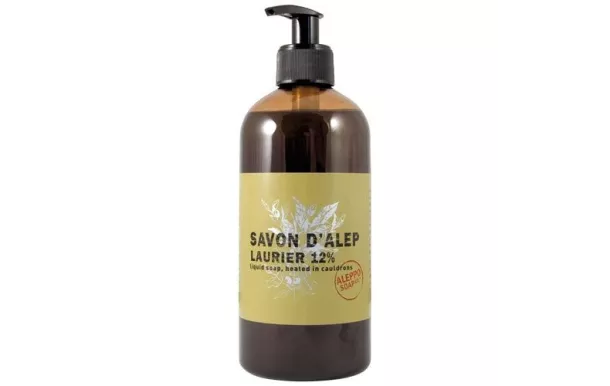 ALEPPO SOAP SAVON D'ALEP LIQUIDE 12% LAURIER 500ML ASCOPE18