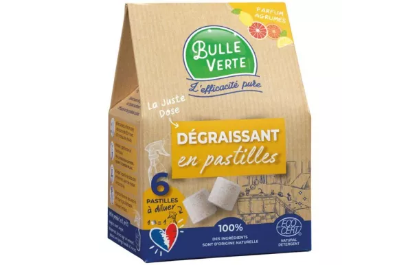 BULLE VERTE DEGRAISSANT EN PASTILLE X6 71BTE015BV