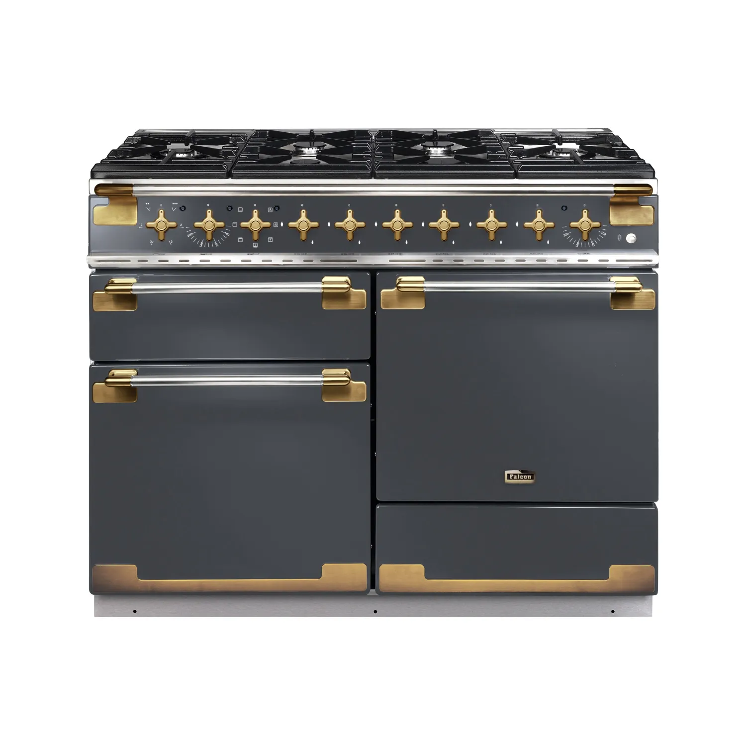 Cuisinière FALCON ELISE 110 Mixte Laiton Antique ELS110DFSLAB EU
