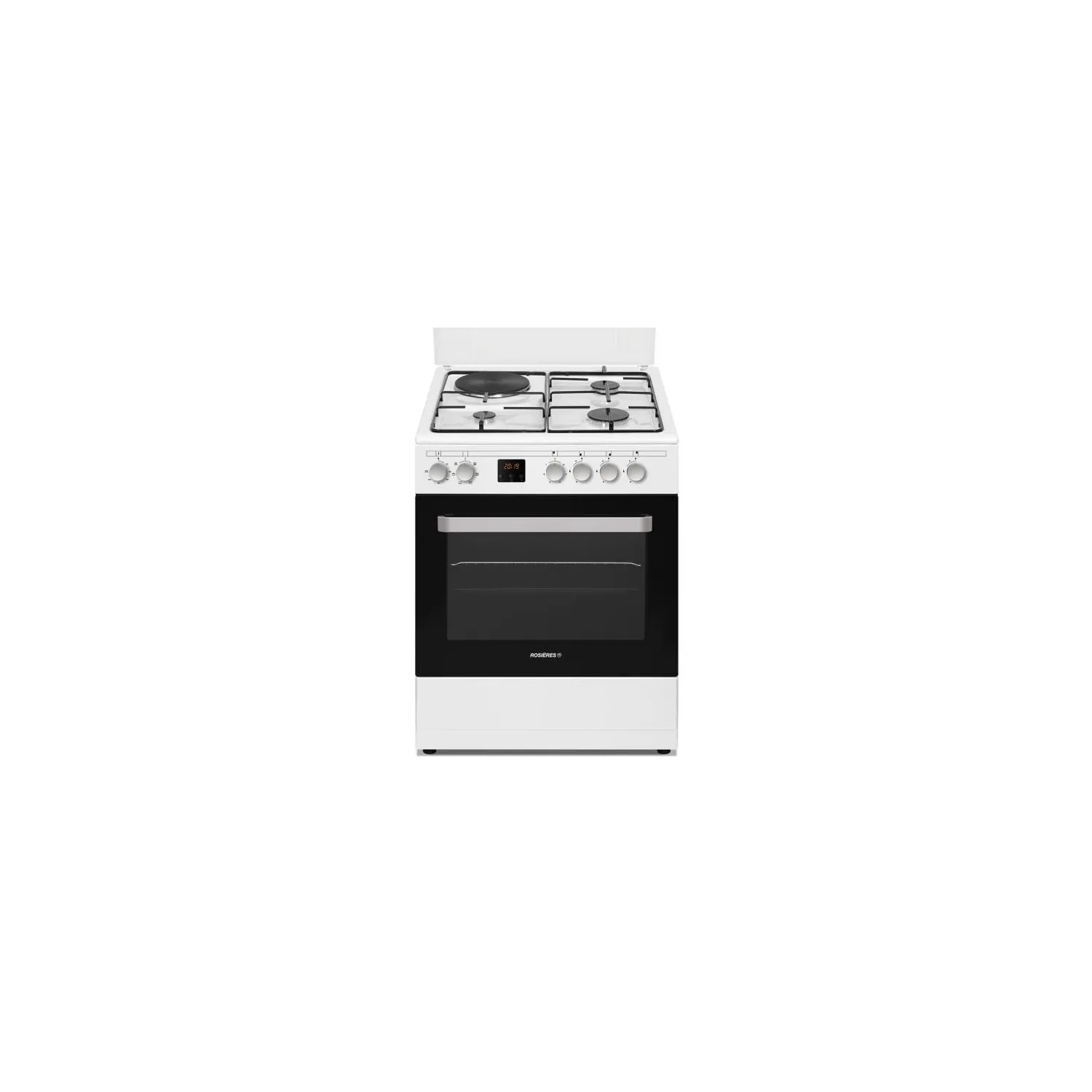 ROSIERES Cuisinière mixte 60 cm 3+1 four multifonction catalyse RGE660CMWE