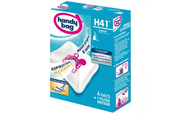 HANDY BAG SAC ASPI.HANDY B.N.TIS.X4 HOOVER H41 H41