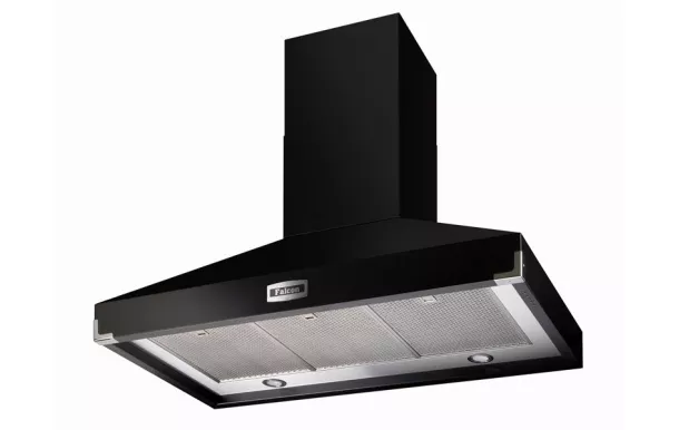 hotte decorative Hotte FALCON Super Aspirante - FHDSE 1092 BL/C  murale noire inox pas cher