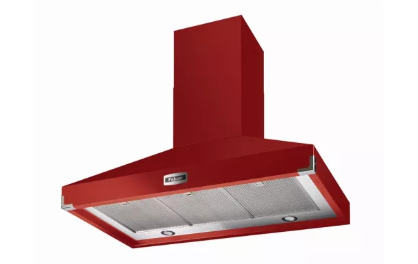 hotte decorative Hotte FALCON PKR Super Aspirante - FHDSE 1092 RD/N  murale noire inox pas cher