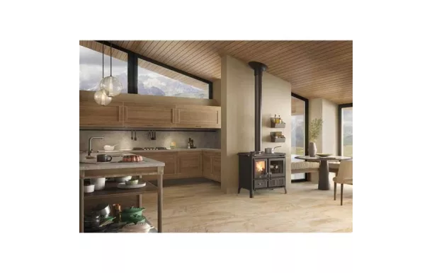 NORDICA Cuisinière à bois 9,5 kw GARDENIA5.0ACIERNOIRANTHRACITE