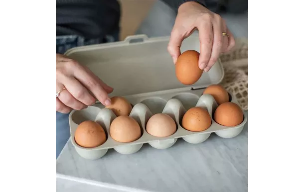 KOZIOL EGGS TO GO BOITE 10 ŒUFS BEIGE 7179700