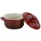 KELA COCOTTE CERAMIQUE ROUGE MALIN ROND 10CM 11865