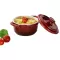 KELA COCOTTE CERAMIQUE ROUGE MALIN ROND 10CM 11865