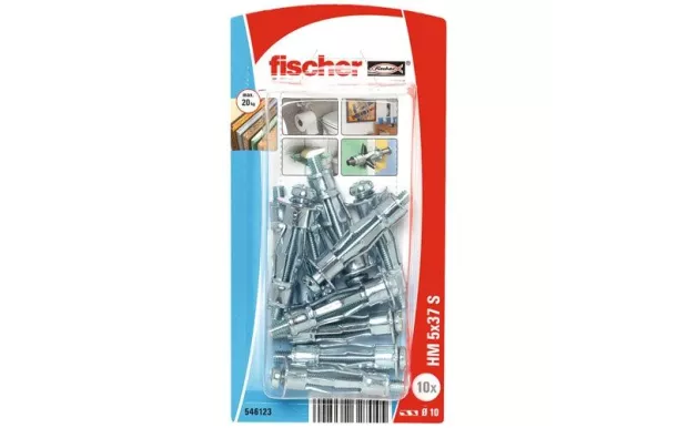 FISCHER CHEVILLE CORPS CREUX HM5X37S/10K NV-10 546123