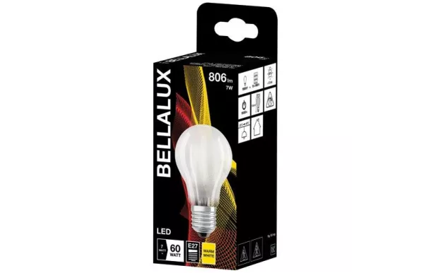 BELLALUX BELLALUX LED DEPOLI STD E27 6.5W CHAUD 4058075115330