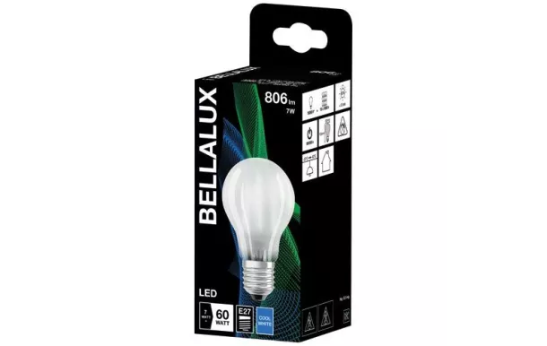 BELLALUX BELLALUX LED DEPOLI STD E27 6.5W FROID 4058075115354