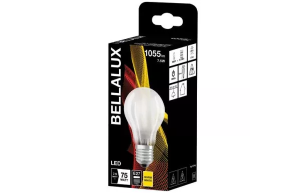 BELLALUX BELLALUX LED DEPOLI STD E27 7.5W CHAUD 4058075115378