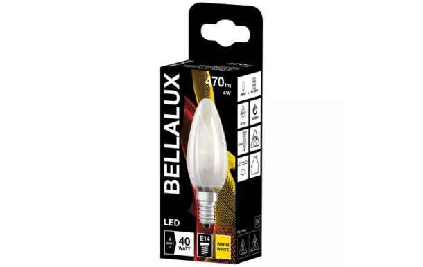 BELLALUX BELLALUX LED DEPOLI FLAMM E14 4W CHAUD 4058075115491