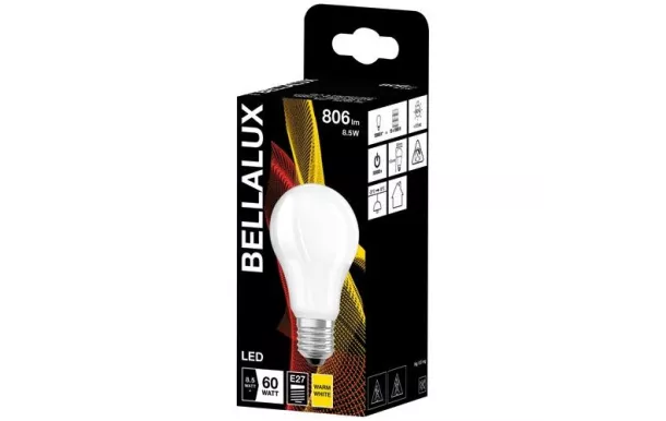 BELLALUX BELLALUX LED DEPOLI STD E27 8.5W CHAUD 4058075128149