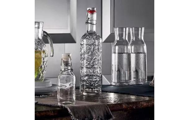 BORMIOLI ORIENTE BOUTEILLE TRANSPARENT 1L 320268-MQD