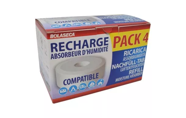 BOLASECA RECHARGE ABSORBEUR HUMIDITE 4X425G 11166701