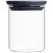 BRABANTIA BOCAL VERRE EMPILABLE 0L6 GRIS FONCE 298288