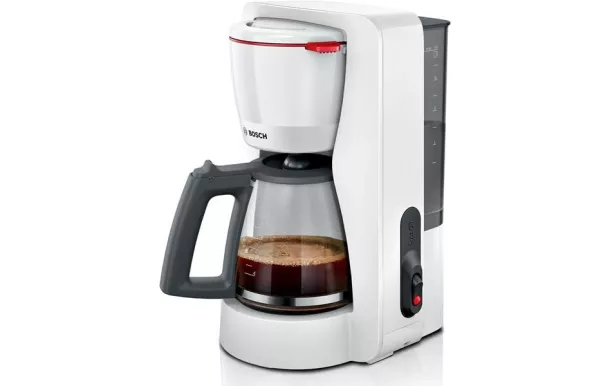 BOSCH Cafetière filtre 10/15 tasses Blanc Mat - MyMoment - TKA2M111