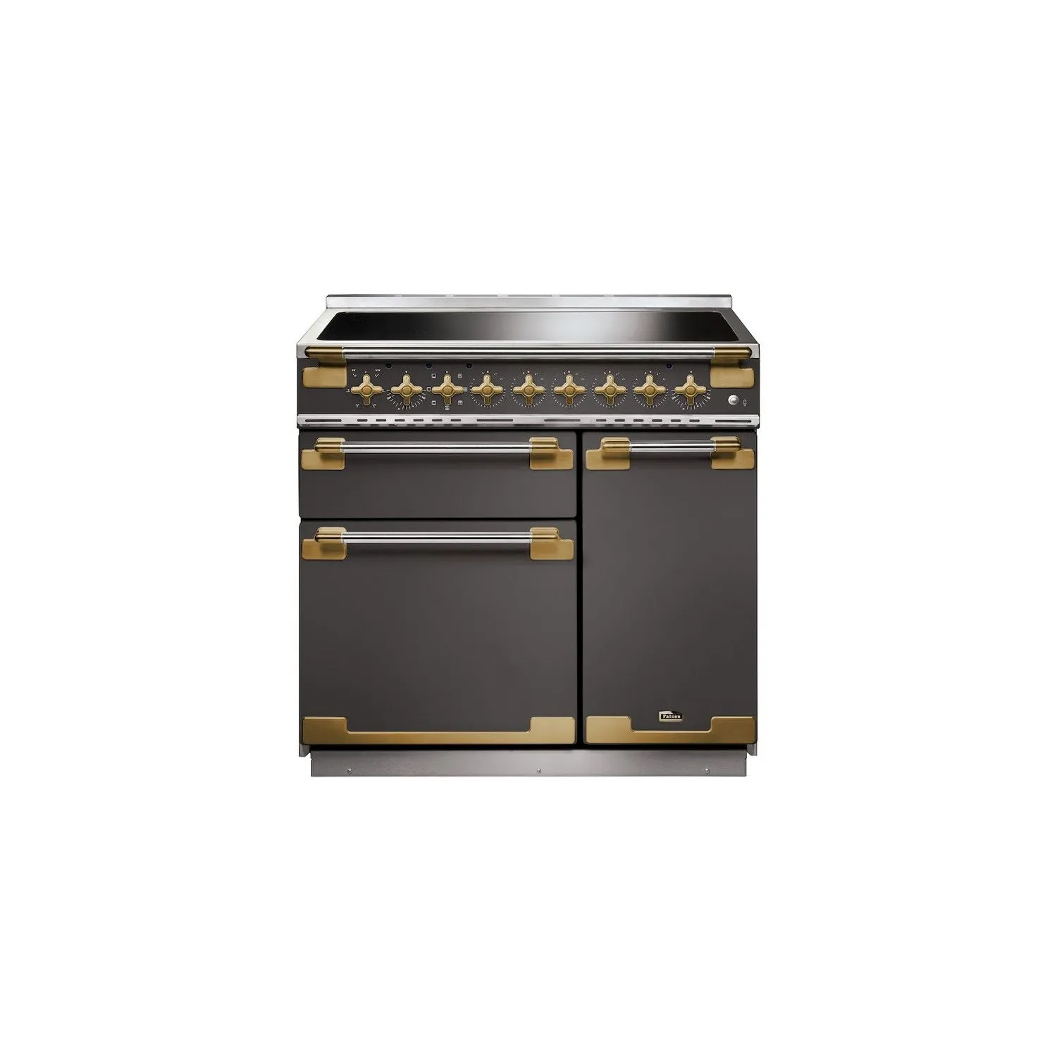 Cuisinière FALCON ELISE LUXE 90 Induction Laiton Antique ELS90EISLAB EU