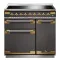 Cuisinière FALCON ELISE 90 Induction Ardoise/Laiton Antique - ELS90EISL/AB-EU