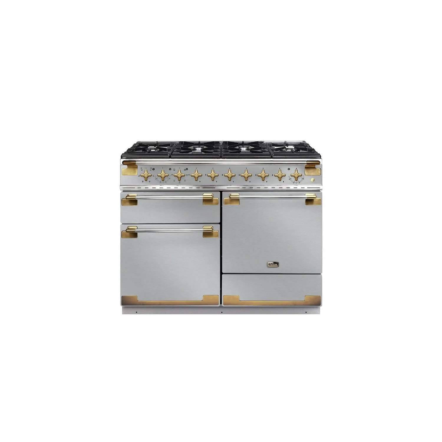Cuisinière FALCON ELISE LUXE 110 InoxLaiton Antique ELS110DFSSAB EU