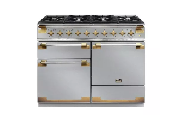 Cuisinière FALCON ELISE LUXE 110 Inox/Laiton Antique -  ELS110DFSS/AB-EU