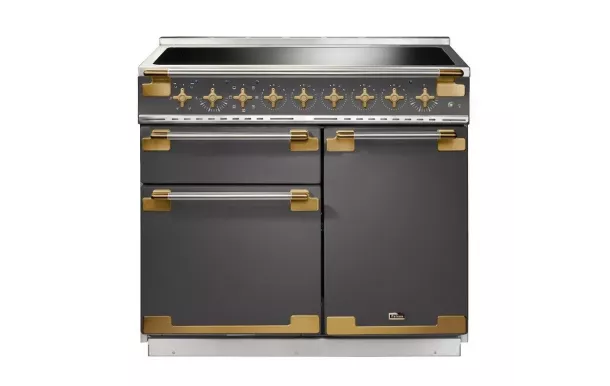 Cuisinière FALCON ELISE 100 Induction Inox/Laiton Antique ELS100EISL/AB-EU